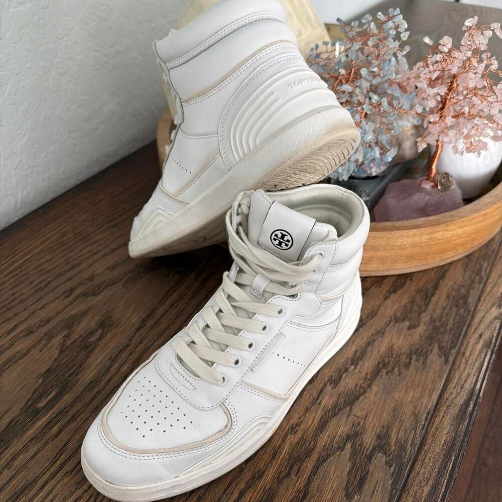 Tory Burch Women's White Hightops